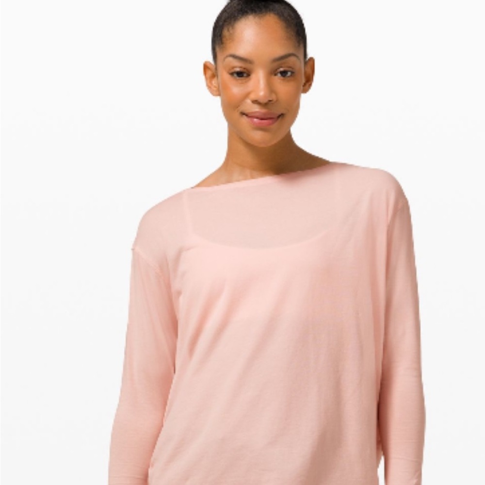 Lululemon Athletica Back in Action Long Sleeve Tee